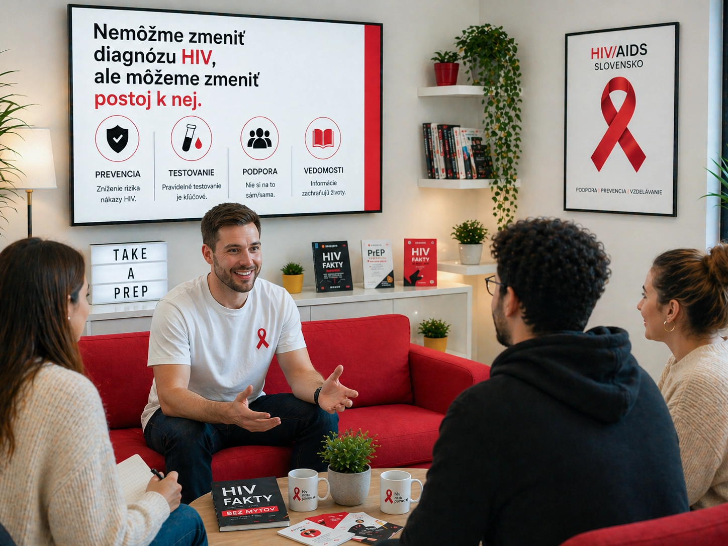 vzdelávanie, školenia, prednášky a osveta HIV